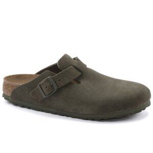 Birkenstock Boston Clog, Thyme Green, Size 40